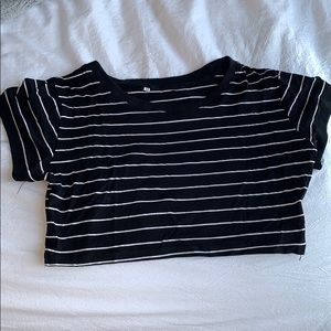 Stripped Crop Top